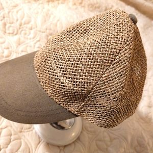 Straw Baseball Cap